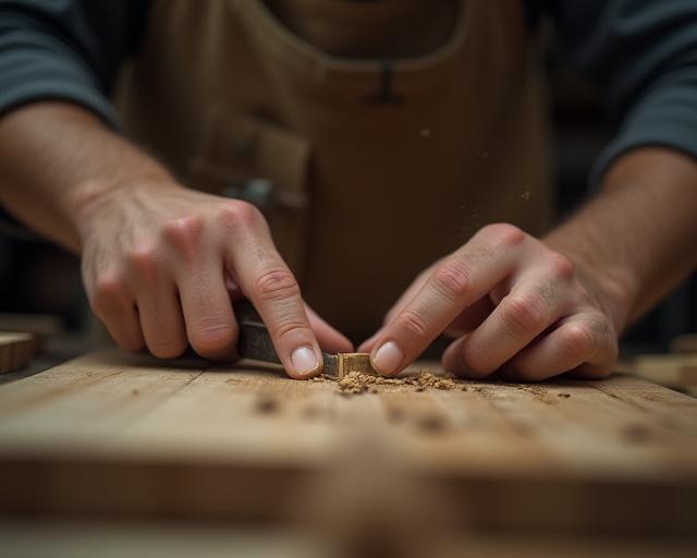Bespoke furniture craftsmanship process