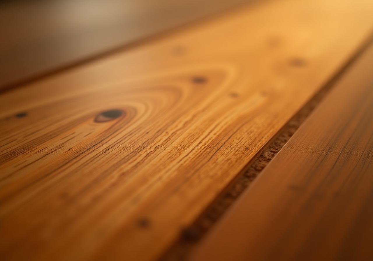 Close-up of sustainably sourced oak timber textures